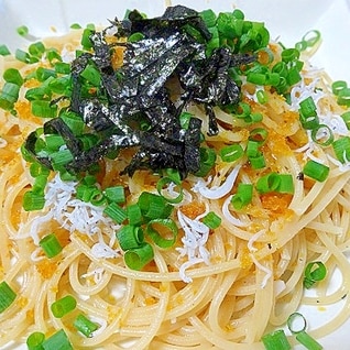 ☆簡単★からすみとしらすのパスタでおもてなし♪